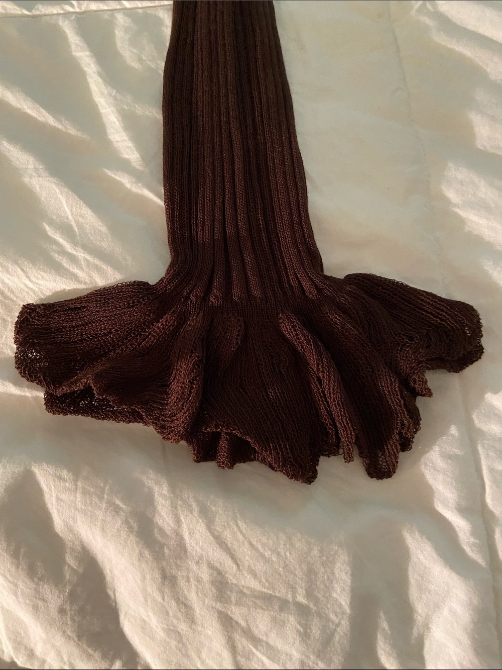 🤎Sincerly Jules Women's Brown Ruffled V-Neck Cardigan🤎 - Picture 9 of 12